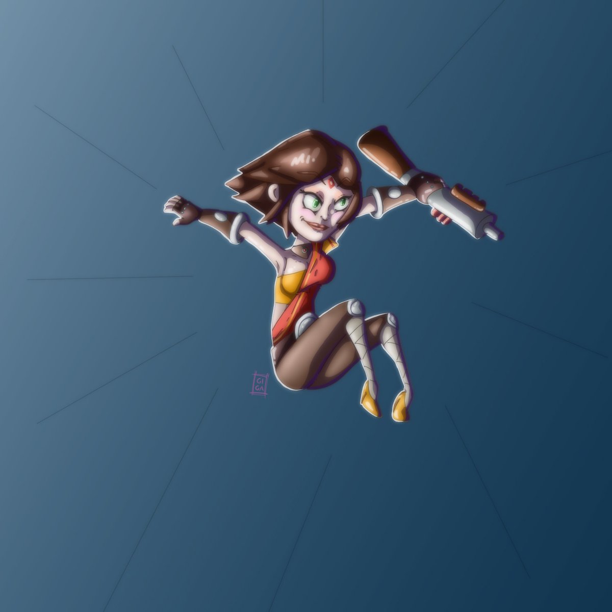 giga8028's tweet photo. #buck #Paladins #paladinsfanart #paladinsgame #becky #genderswap https://t.co/xyvRvesqh0