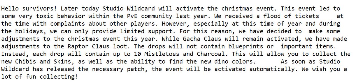GhostDivision9's tweet photo. An important message to our community regarding the upcoming christmas event 👇 https://t.co/Lsk29e3nlQ