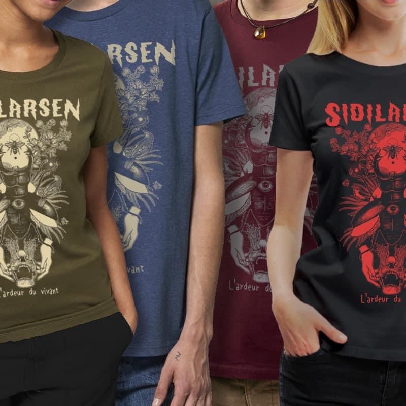 Sidilarsen's tweet photo. Pour casser la morosité durant les fêtes, le t-shirt « L’ardeur du vivant » arbore de nouvelles teintes 🎁🌲❄️
Dispo sur #SIDISTORE !
#sidilarsen #merchandising #merch #lardeurduvivant #tshirt https://t.co/NaEEZy6XwJ