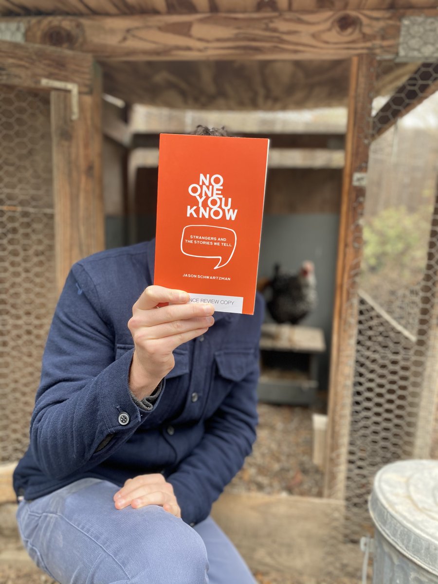 jdschwartzman's tweet photo. Big moment for me: No One You Know is available for pre-order! It's about my deepest, most memorable encounters with strangers. What does it mean to really know someone?
I hope you'll consider retweeting or even ordering, if you’ve enjoyed my writing 💙
https://t.co/8wV7mElk80 https://t.co/lIxCmc1b0d