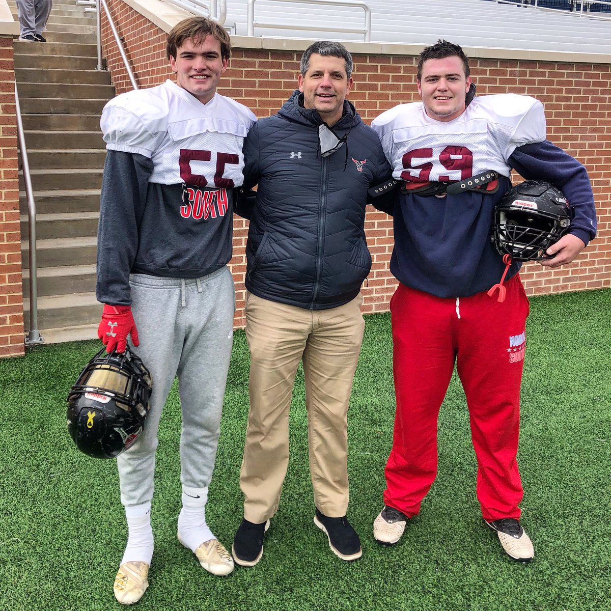 footballsfhs's tweet photo. Good luck to @Christianburk_ and @JackMyers_73 in tomorrow’s 2020 @AHSAA_football North-South All-Star Game! Go Toros! #spanishfortfootball #toronation https://t.co/IT8QFj0a2T