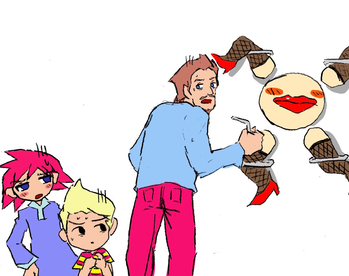 Kurokoge あいたくてウォーカーにカベホチする時の絵面ひどそう Mother3