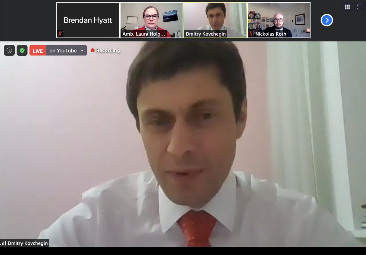 INS_Forum's tweet photo. “The leadership of the Russian nuclear industry and directors of Russian nuclear organizations need to pay more attention to #nuclearsecurity,” says @everylvngthing, in conversation with @Nickolas_Roth and @LauraSHHolgate during the INSF Launch Event. #INSF https://t.co/ouDH62DrBX
