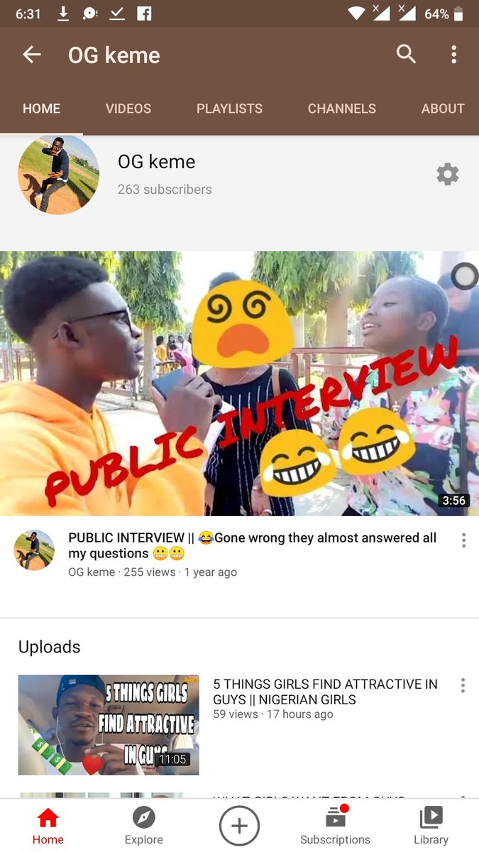 ogkeme's tweet photo. It will cost $0.00 to subscribe to my channel๐ญ
Pls repost
https://t.co/eHG2tblxey
#Verifiedkiddwaya #LayconIsVerified #YouTube #AutoFestNG2020 https://t.co/4srKJt9LAe