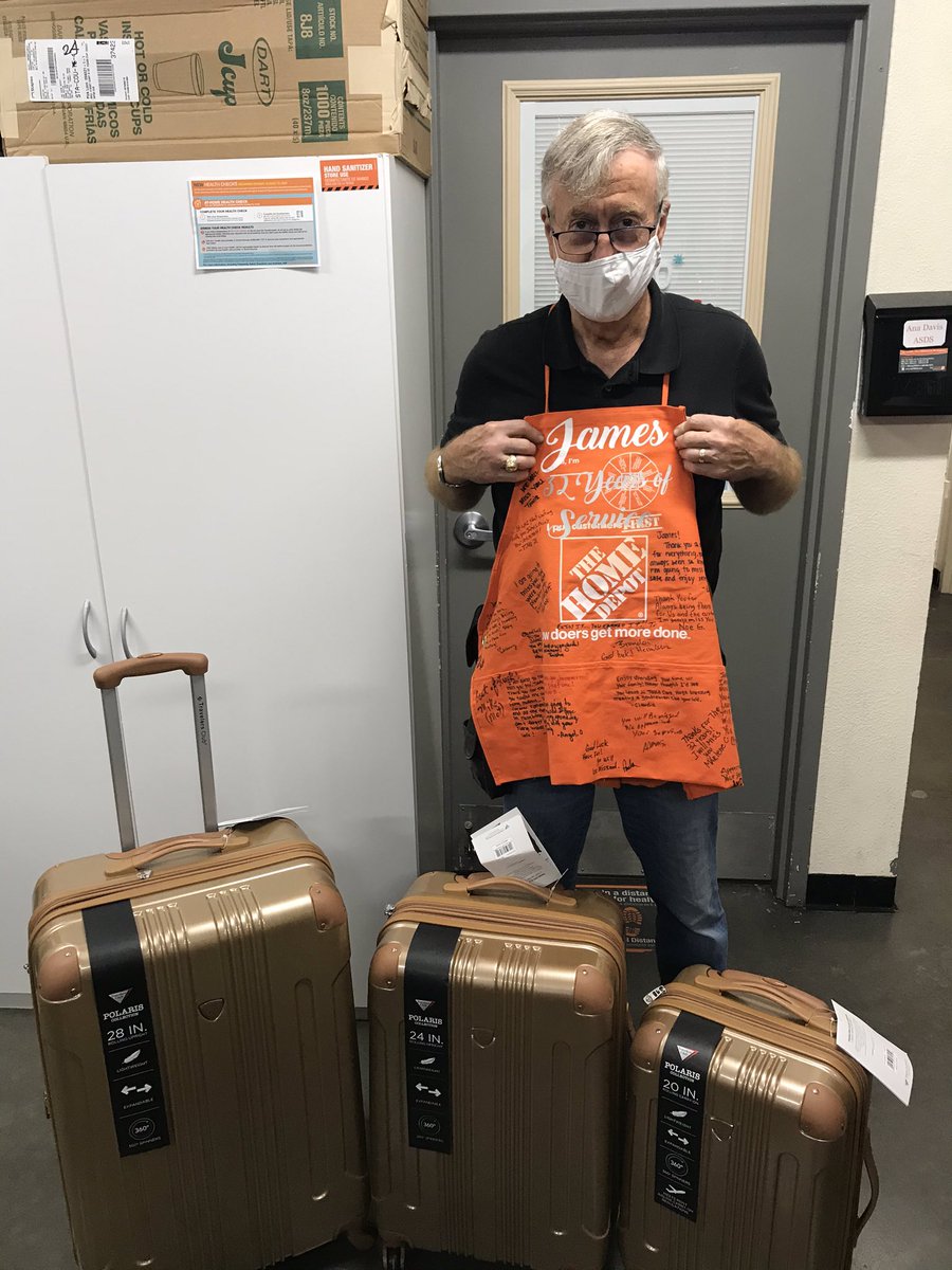 James- Congrats and thank you for 32 Great Years at the Home Depot from your 563 HD family!  Happy Travels @shane_home @anadavis11