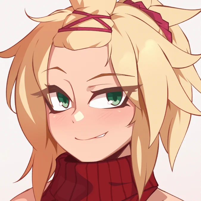 Red sweater 