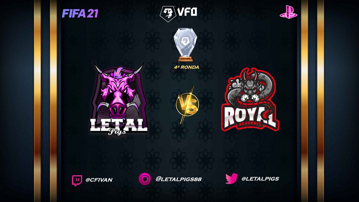 🟣⚫️ DÍA DE PARTIDO ⚫️🟣
🏆 COPA <a href="/VFOspain/">VFO España</a> 
🆚 <a href="/academic_royal/">Royal kingssss</a> 
⏰ 23:00
📺 twitch.tv/cfivan

#LetalsVFOPigs #GoLetals #Dúchatenoseastancerdo