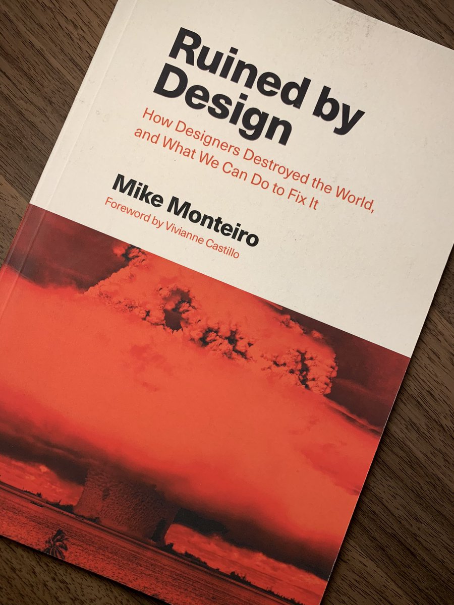 Vinishreee's tweet photo. We are Gatekeepers,
coz we are Designers,
and we are Responsible for our Actions.
Moving forward, any ‘design thing’ that I do, I will be conscious how @monteiro will describe it in his next book 😇
#ruinedbydesign
#designconscious
#servicedesign
#gsaDesignInnovation https://t.co/35nQfvOQQd