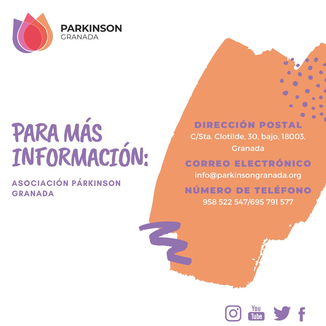 parkinsongranad's tweet photo. Si quieres más información o tienes alguna duda, ponte en contacto con nosotros☎️ 2/2. https://t.co/3m3sBmSUV7