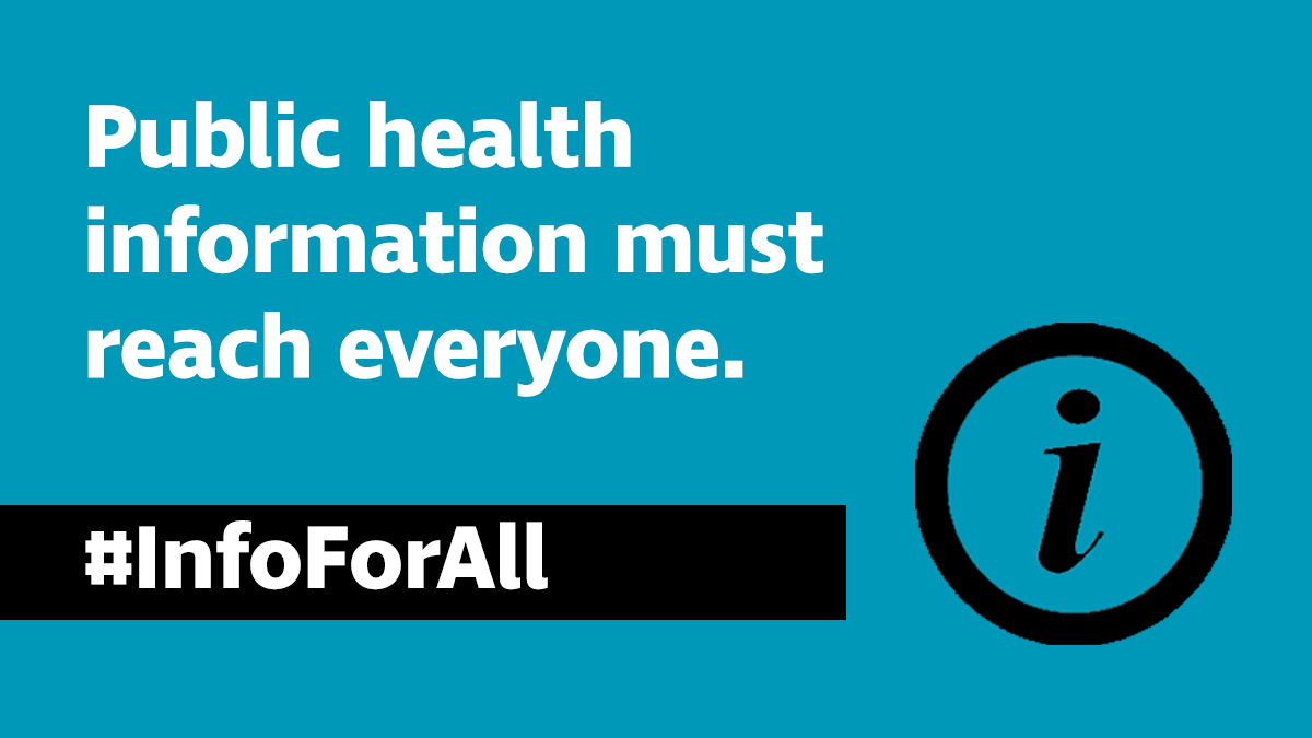 At the beginning of the pandemic, the Government was putting out a lot of digital communications that weren’t accessible to #Blind and #PartiallySighted people. That’s why we launched our #InfoForAll campaign.
