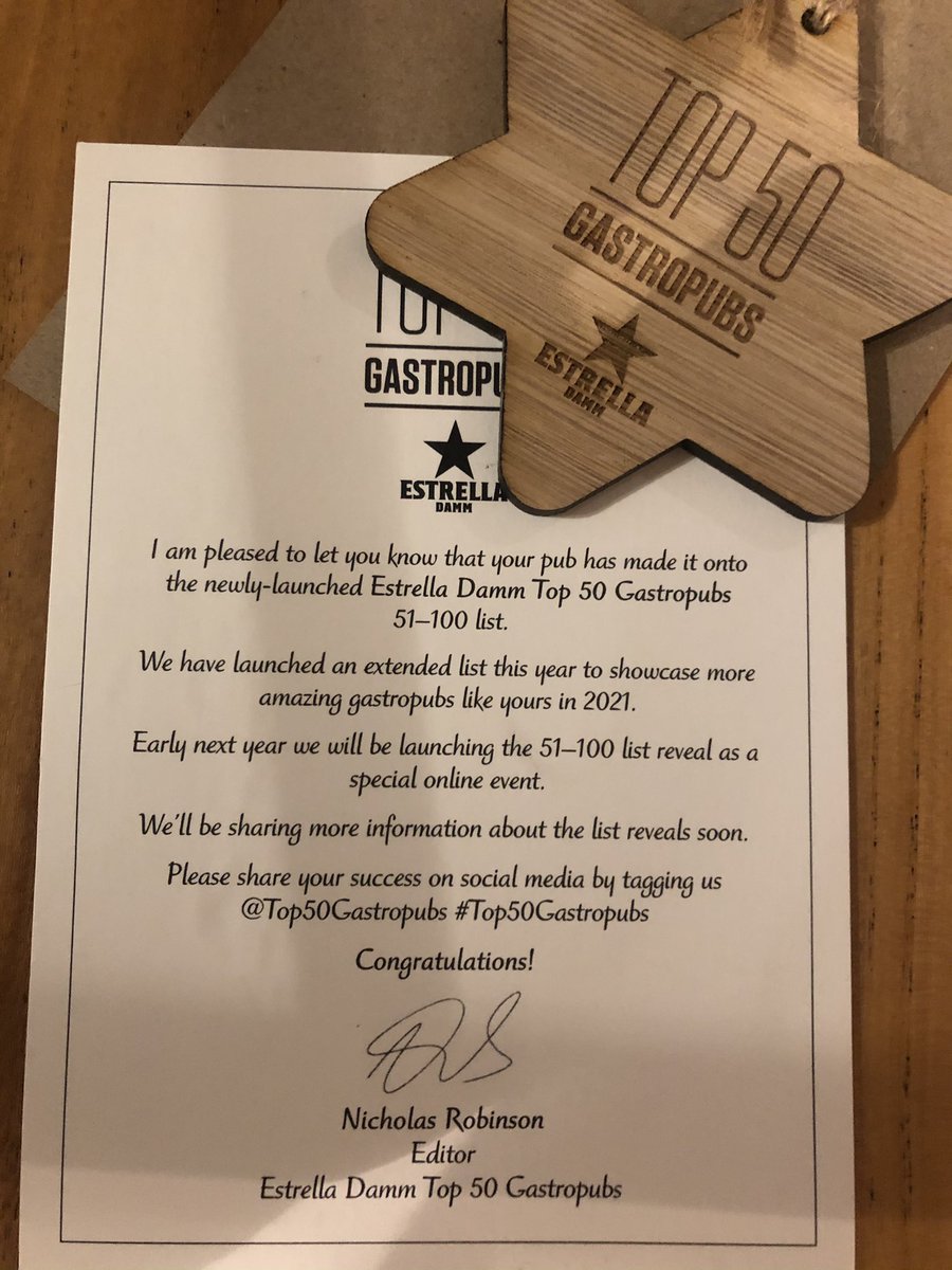 Wow. This was certainly a day of highs and lows! Very proud of everyone x <a href="/Top50Gastropubs/">Estrella Damm Top 50 Gastropubs</a> <a href="/EstrellaDammUK/">Estrella Damm UK</a>