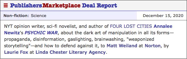 We're super PSYCHED about Psychic War. @annaleen