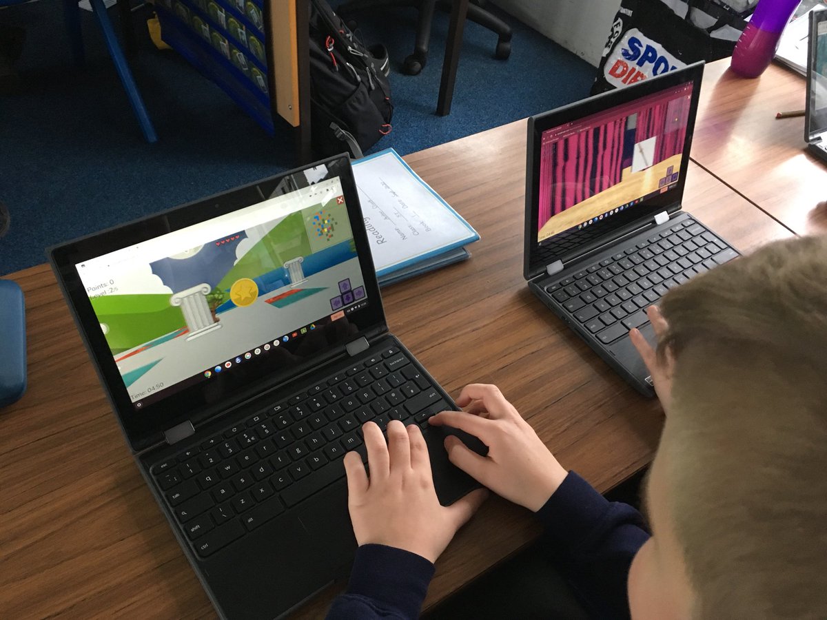 SpringCottagePS's tweet image. The children in #SpringCottage5T made their own video games in ICT this week using 2DIY on @purpleMash - they loved having the chance to try out their friends games! #SpringCottageICT
