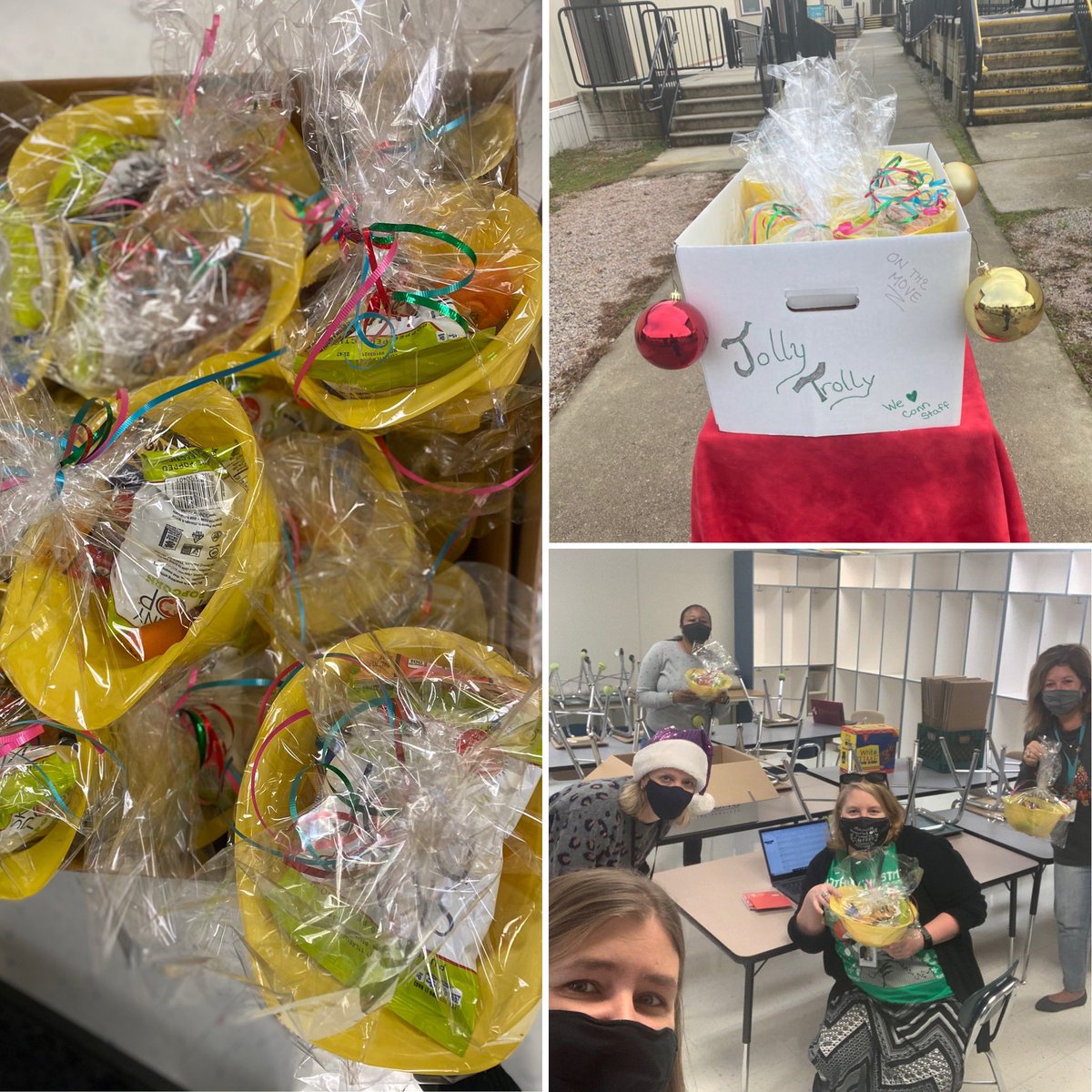 Thankful to still be able to bring some moving/Covid style Jolly Trolley to the <a href="/ConnMagnet/">Conn Magnet Elementary</a> staff with the support of the <a href="/ConnPTA/">Conn Elementary PTA</a> ❤️