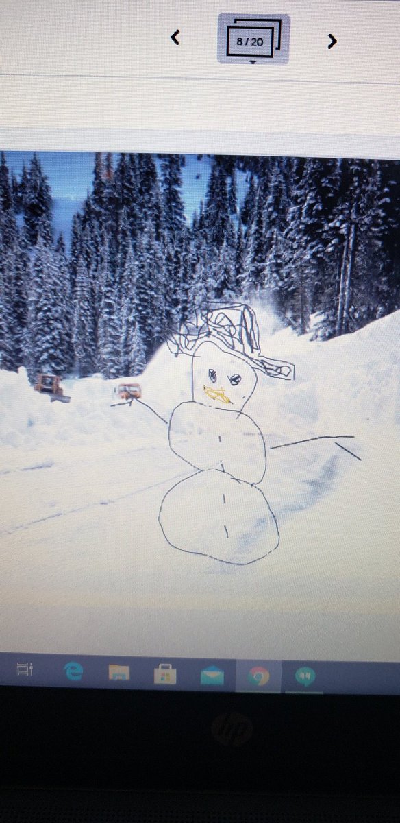 Jhendrix02's tweet photo. Students made Epic Snow people to practice using Jamboard today :) It was a Jolly good time! @BaysideBulldog @_AGodfrey @CathyBrumm #baysideriseup https://t.co/ri7ikppiQk