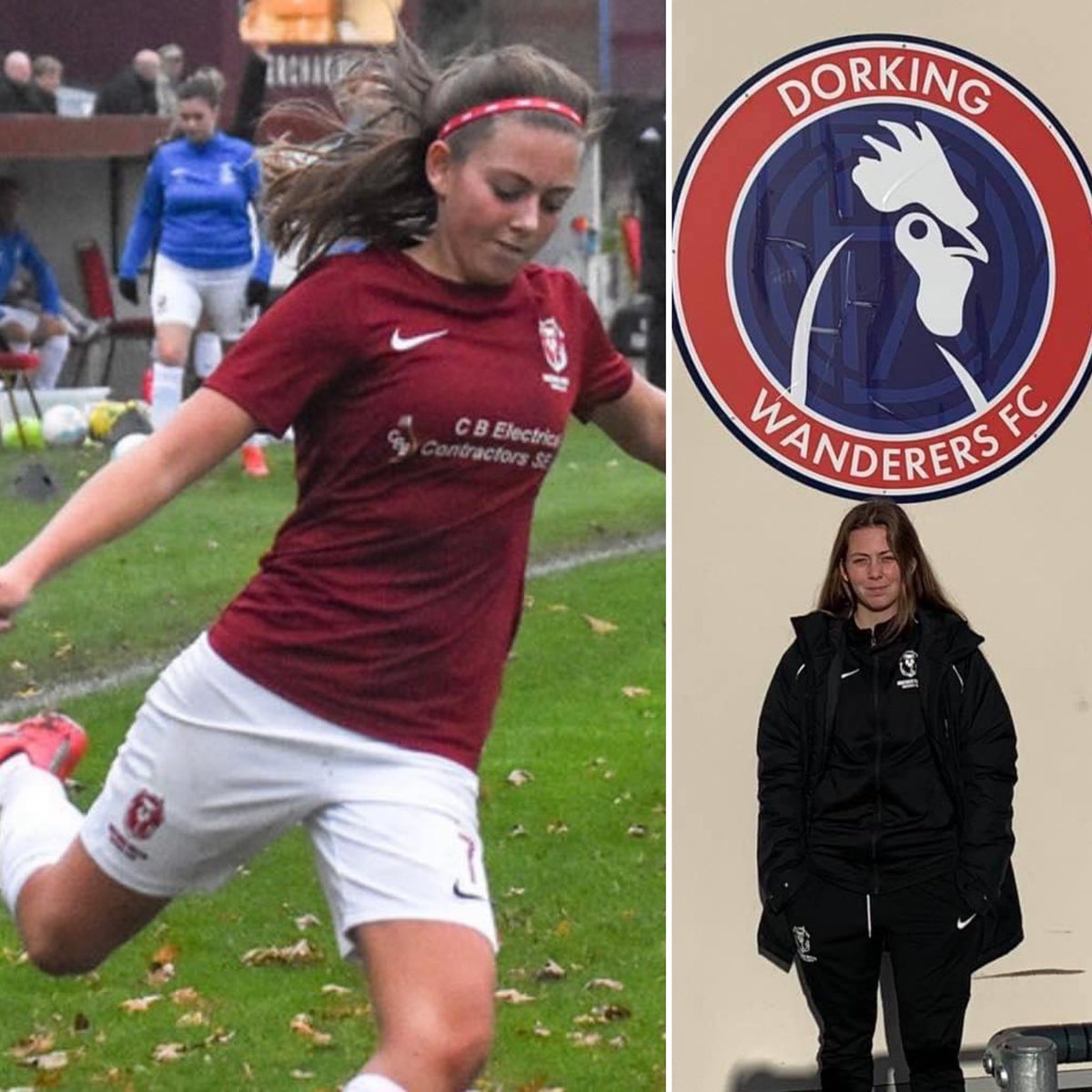HastingsUFCW's tweet photo. Our very own @izzy_payne7 took part in a trial game today at Dorking Wanderers in an effort to earn a 🇺🇸 College Scholarship!

Well done Izzy and continue doing The ‘U’s proud!

#COYU 💨💨💨 https://t.co/NNagu8Hxc1