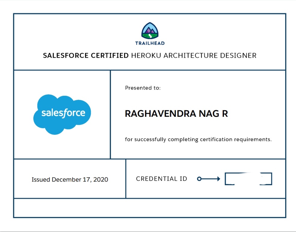 RnagR's tweet photo. 6th #certificate #heroku
@trailhead https://t.co/m6mzyXrVXQ