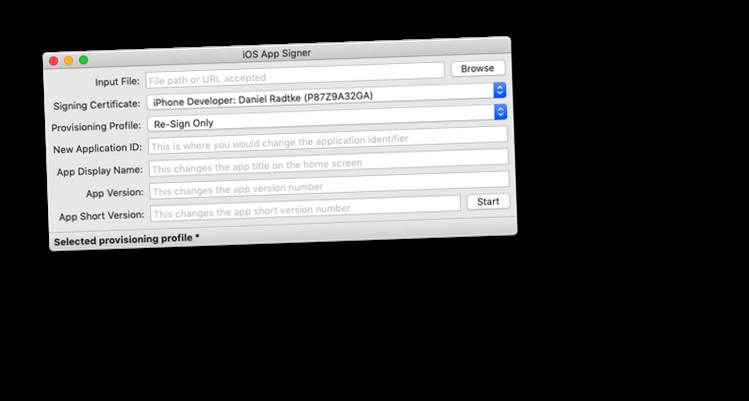 ios app signer download / Twitter