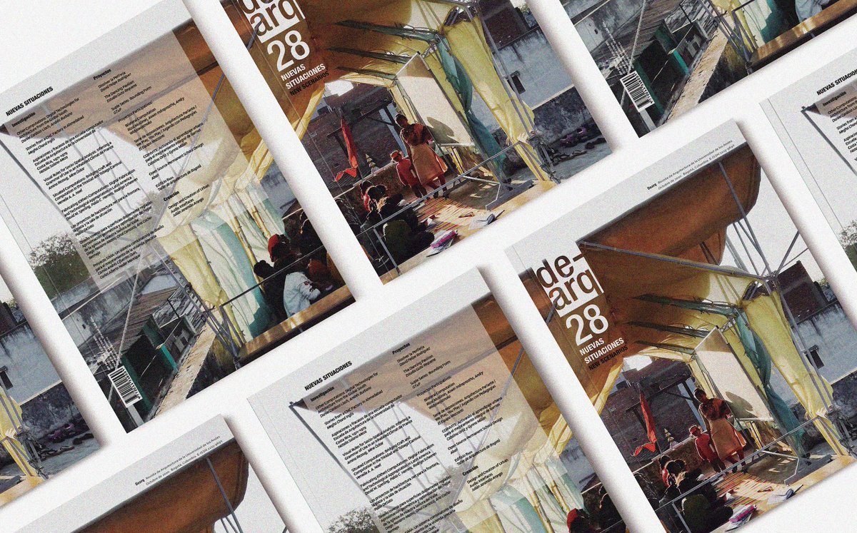 ArqDisUA's tweet photo. ¡¡La @revistadearq tiene nuevo número!! #Dearq 28. Nuevas Situaciones. Conócelo ya en: https://t.co/MaKLW802LB
Número editado por @LucasAriza1982
Sección Proyectos en colaboración con Rafael Méndez
Sección Creación con la participación de Giovanni Vargas
@uniandes https://t.co/5eFbChulZ9