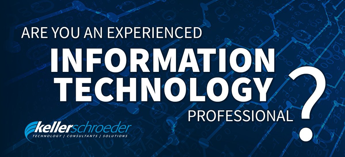 kellerschroeder's tweet photo. SR. MICROSOFT ENGINEER NEEDED >> This position is responsible for providing design, implementation, and technical support to clients for their On-Premises, Hybrid, and Cloud Windows Server infrastructure.  #microsoft #ITjobs #ITconsulting
Learn more: https://t.co/zTSd4TRPer https://t.co/GnTqnZugY6