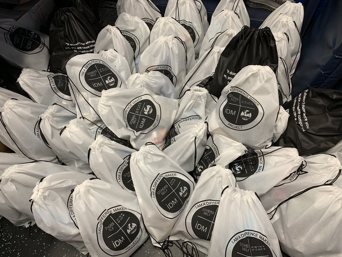 Thank you to everyone who donated items for our homeless bags. This year we received more donations in a shorter period of time then the previous five years. We are able to bless 52 people. Love our school and community. #iaadm #blessings #loveconquers