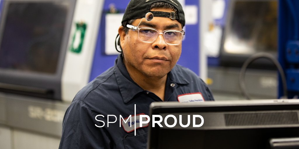 At SPM, we offer job-related paid #educationbenefits to every employee who has been with us for at least a year. You're in charge of your career “ladder” — where you put it, how long you leave it there, and how high you climb. #cnc #manufacturing #onthejobtraining #spmproud