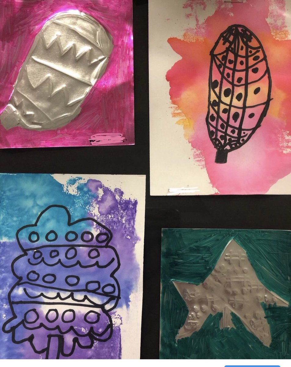 My embossing foil from <a href="/BBeduc/">Brault & Bouthillier</a> has arrived! Can’t wait to use this with students in the new year! Here are some examples how I’ve used it in the past ❄️🍁🍃