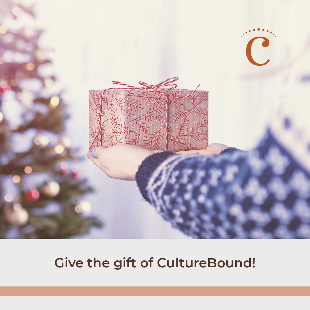 CultureBoundOrg's tweet photo. CultureBound training is the gift that keeps on giving! Our $25 and $75 courses are the perfect present for your loved ones. Email social@culturebound.com to set up a CultureBound gift card today!
#giftideas #giftguide #culturetraining #culturebound https://t.co/FlioKY7OOs