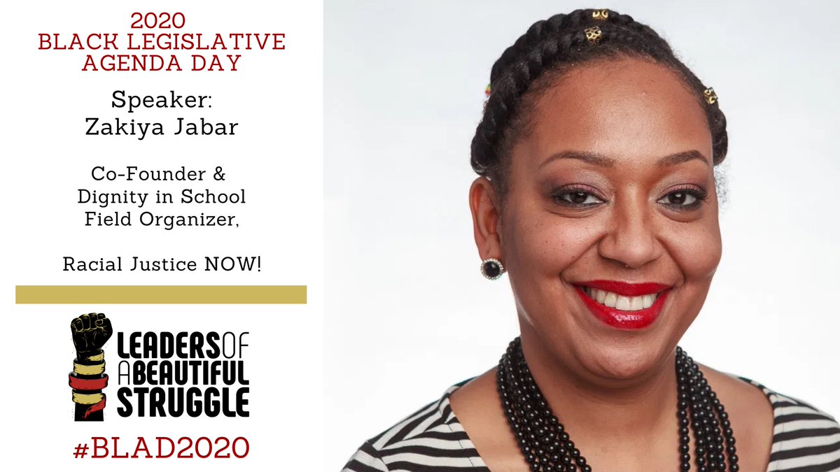 LBSBaltimore's tweet photo. Zakiya Jabar  - @ZakiyaChinyere

Co-Founder &amp; Dignity in School Field Organizer, Racial Justice NOW! (@racialjsticenow)

Read her bio here:
https://t.co/uFYTQ4ebgC

#BLAD2020 https://t.co/opU8HGC4WL