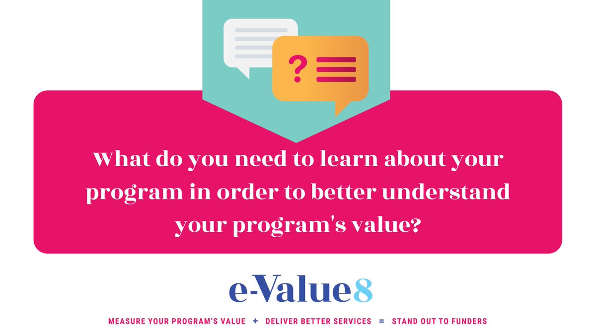 standoutnow8's tweet photo. Or what #data do you currently use to measure your program's value?  #Nonprofit leaders, let us know how this has changed this year. Are there new ways that you are capturing your impact? https://t.co/ztoSE2kond