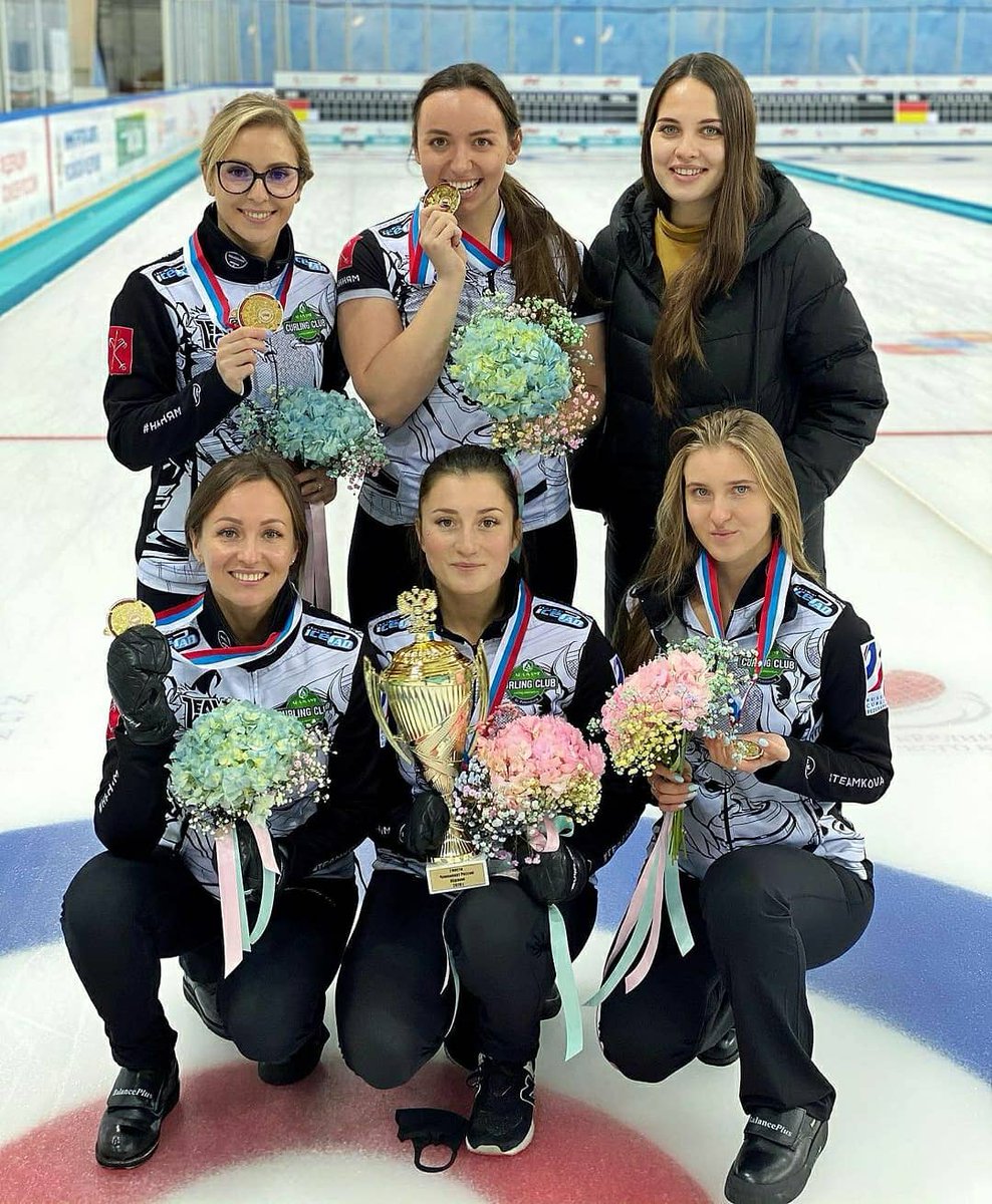 HardlineCurling's tweet photo. It was an all #HardlineFinal for the Russian Championship 2020, and congratulations go out to @team_kova winning the ππ₯!! Great playing all week long! Enjoy the celebration! πΎ #HardlineNation #icePad #JoinTheRevolution #MyHardline https://t.co/2vgo1m5LIy