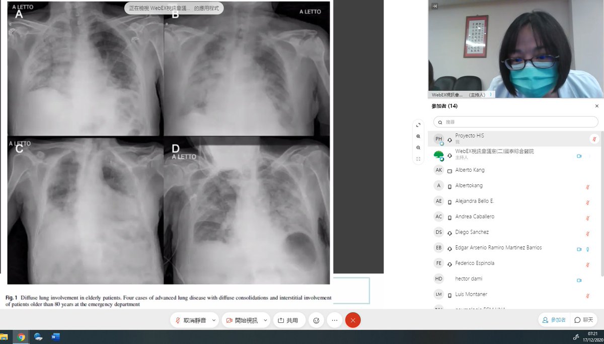 HIS_Paraguay's tweet photo. Lo mejor que se puede compartir es el conocimiento

El día de hoy se realizó el 1⃣curso virtual de entrenamiento en materia de "Diagnósticos a través de radiografía toráxica" en el marco de Memorando de cooperación entre el Hospital Cathay🇹🇼y el Hospital de Clínicas🇵🇾@MedicinaUNA https://t.co/ytOCH91WO3