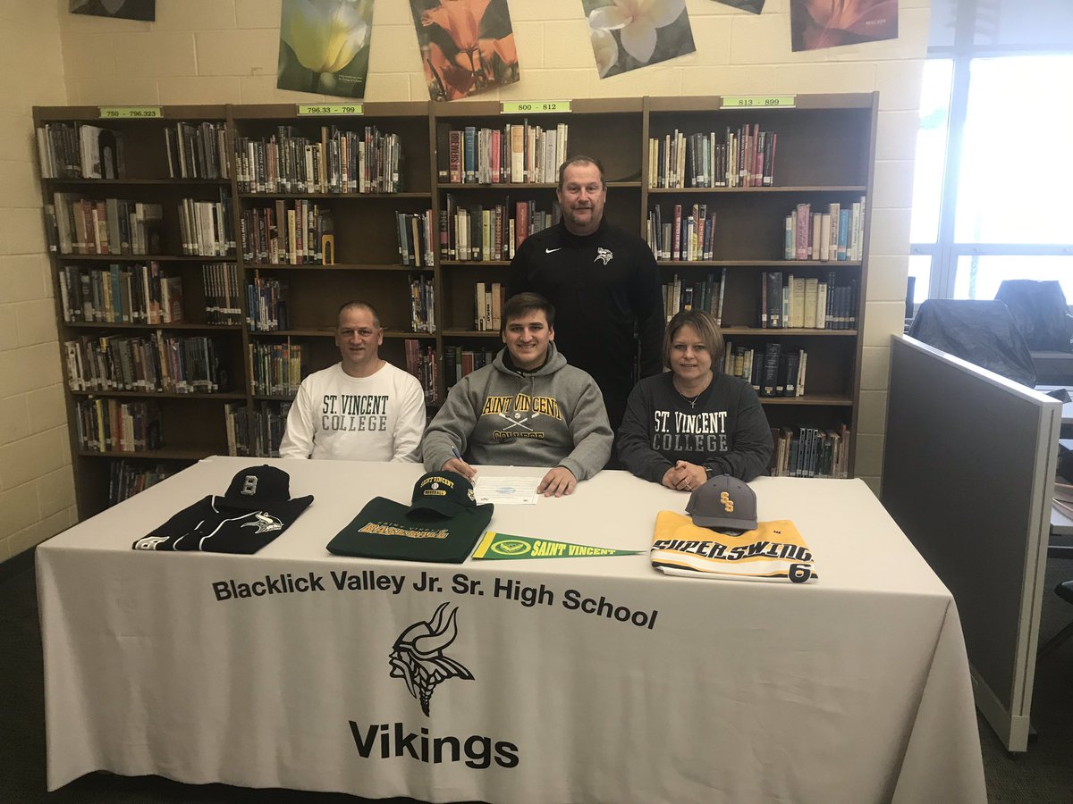 TheWizOfOz11's tweet photo. Blacklick Valley senior Josh Little will continue his baseball career at Saint Vincent College. Little will major in criminology and minor in cyber security. As a sophomore, Little hit .477 with 13 doubles, one triple, one home run and 25 RBIs. https://t.co/UGXBQY5Dae