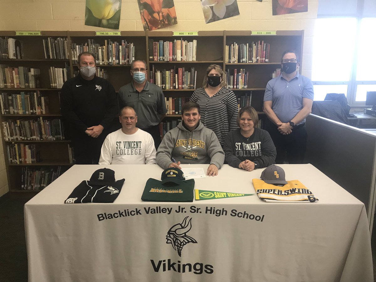 TheWizOfOz11's tweet photo. Blacklick Valley senior Josh Little will continue his baseball career at Saint Vincent College. Little will major in criminology and minor in cyber security. As a sophomore, Little hit .477 with 13 doubles, one triple, one home run and 25 RBIs. https://t.co/UGXBQY5Dae