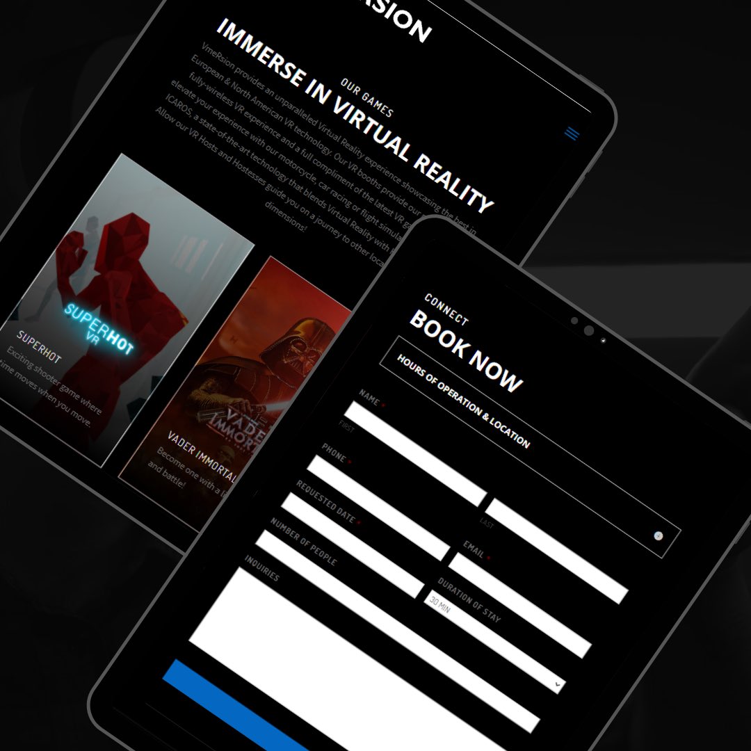NewWave_SM's tweet photo. And we are LIVE. We are proud and excited to launch the new website for our client vmersion! This will be Calgary’s TOP Virtual Reality experience, opening January 2021. Swipe left and have a look at the work! #MadeByNW https://t.co/9QZXoGoFBS