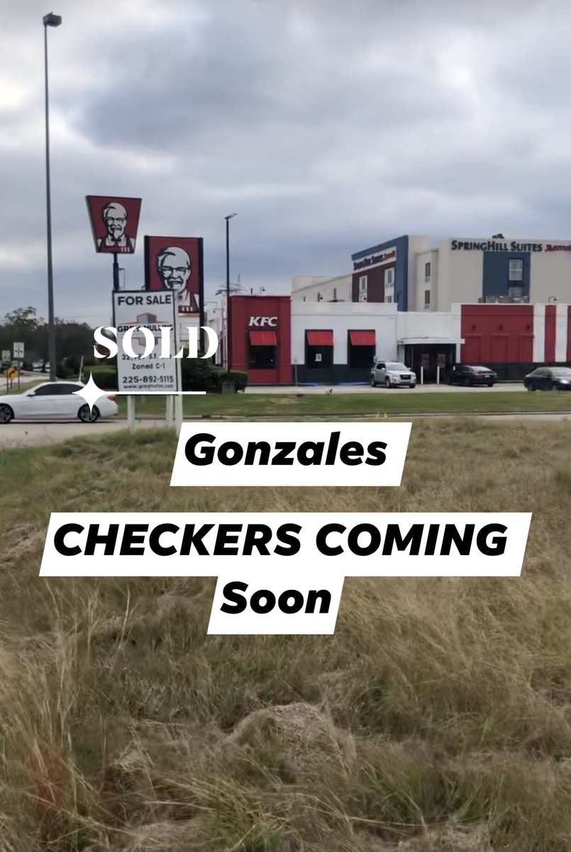 checkersgonzal5's tweet photo. Goodmorning everyone 👋 it's finally time to get ready!!! Checkers is coming soon to Gonzales, Louisiana in 2021!!!!🥳🥳🥳

Please LIKE, COMMENT, AND SHARE‼️‼️
#checkers #comingsoon2021 #checkersrallys #franchiseowner #buisness #familybusiness #restaurant #fastfood https://t.co/M075WQ40yV