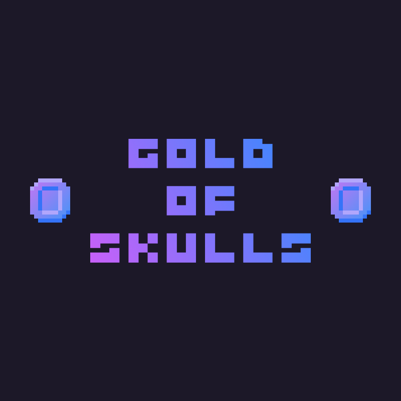 Meet GOLD of SKULLS logo! #cryptoskulls #goldofskulls #NFTs #cryptoart #cryptogame