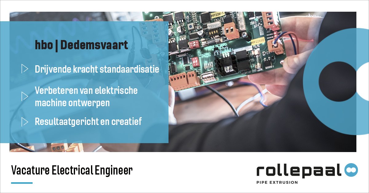 Ben  jij op zoek naar een uitdagende en afwisselende baan als Electrical Engineer? Dan zijn wij op zoek naar jou! Bekijk de vacature via onze website en solliciteer! rollepaal.com/jobs/electrica…
#engineer #rollepaal #machine #ontwerpen #nieuweuitdaging