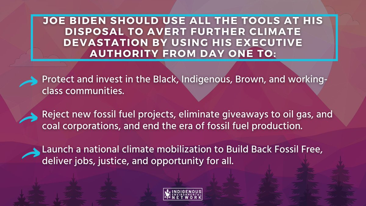 2. There are three categories you need to address to make sure you center Black, Indigenous, people of color, and poor folks who are impacted the most by climate chaos.