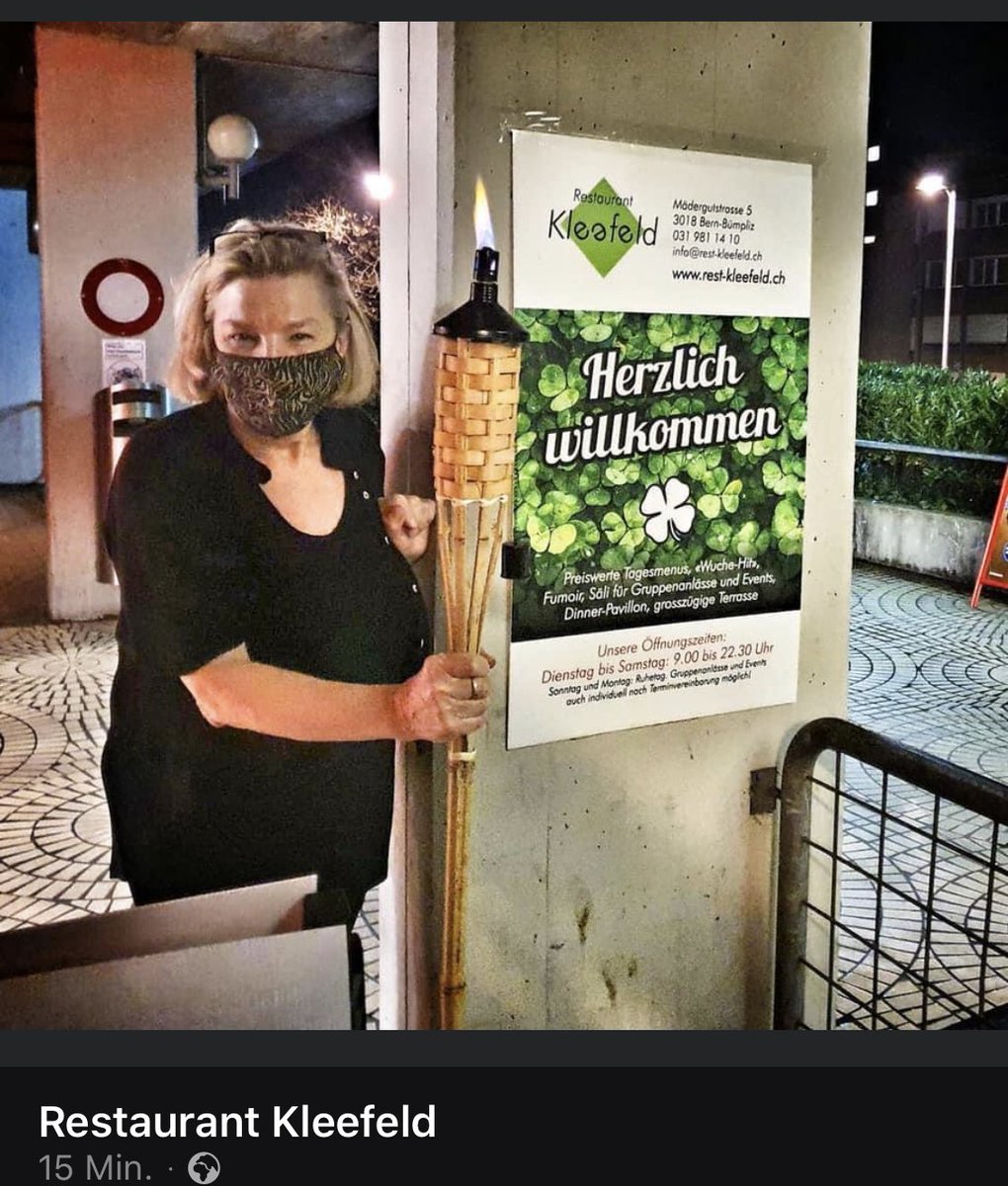Die Branche brennt! 🔥 Wir wollen heute Abend ein Leuchtfeuer der Zuversicht und des Aufbruchs entfachen!🍀 rest-kleefeld.ch