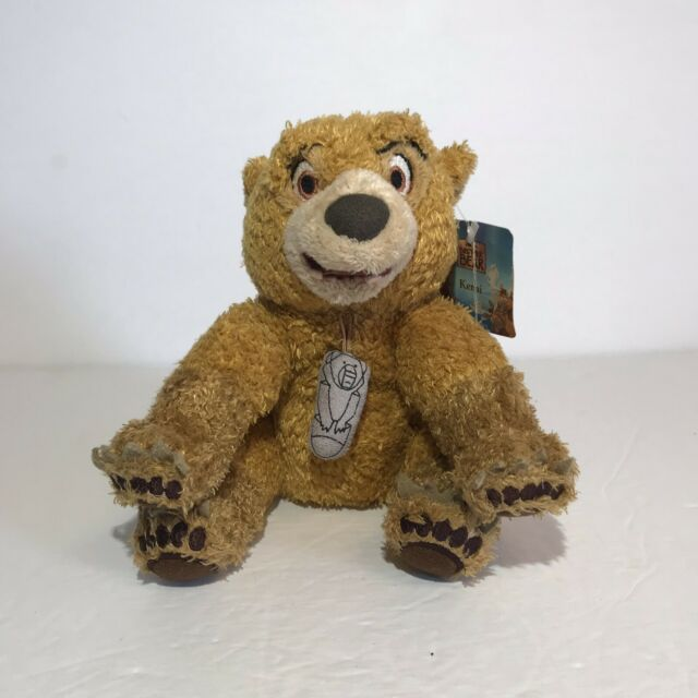 thread: every single plushie made of Joaquin Phoenix Bear from Disney's 2003 opus "Brother Bear".