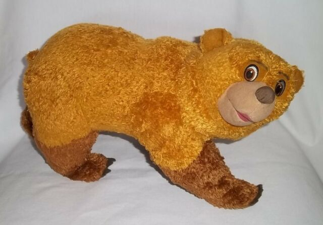 thread: every single plushie made of Joaquin Phoenix Bear from Disney's 2003 opus "Brother Bear".