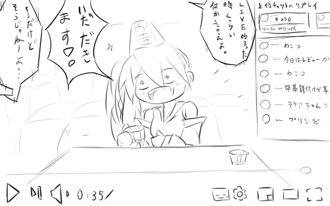 お小遣いを稼ぐためにy○utuberになる破械童子たち 

スパチャで稼いだ小遣いでプリンを食べる編 