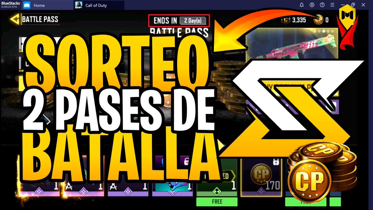 🎁Sorteamos dos pases de batalla🎁

Para poder participar solo tenéis que cumplir los siguientes requisitos

➡️ Seguir a @LigaEspCODM 
➡️ Seguir a @SalemEsport  
➡️ Dar RT y ❤️ a este tweet
➡️ Mencionar a dos amigos

El sorteo termina el 24 de diciembre a las 19:00