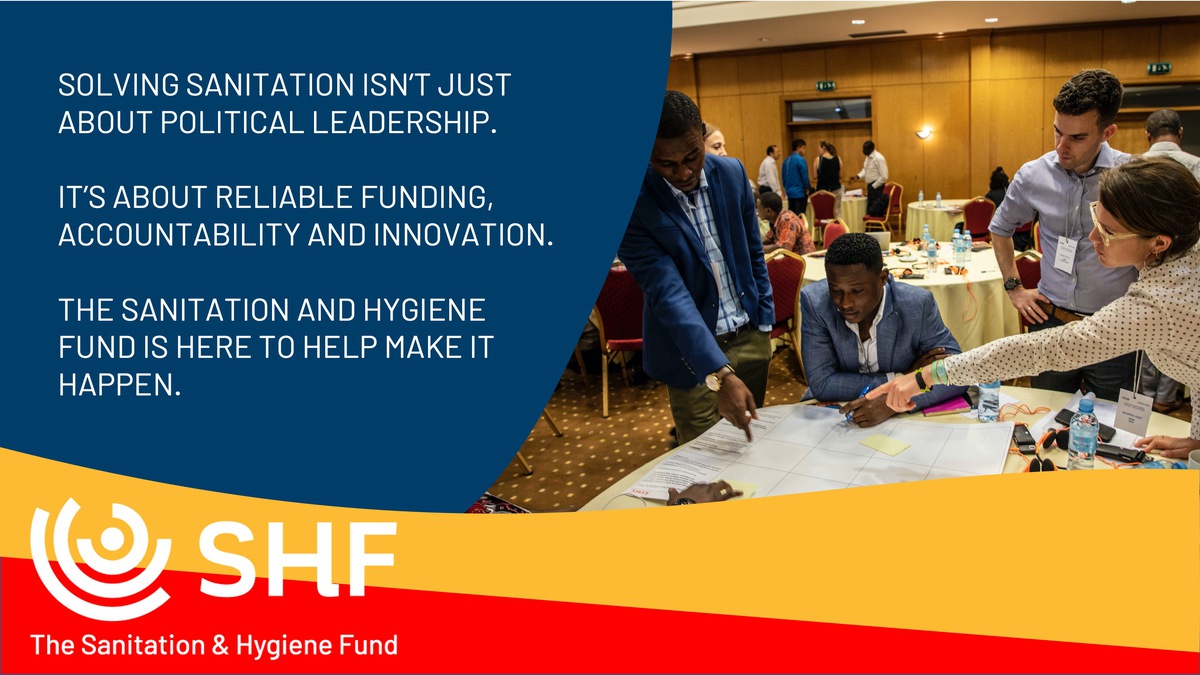 SHFund__'s tweet photo. The solutions are out there.
We can and we must make this happen.
The Sanitation and Hygiene Fund, with its 21st-century approach, helps countries make #sanitation and #hygiene for all a reality.
#SHFLaunch https://t.co/1ih3ZtkLCA