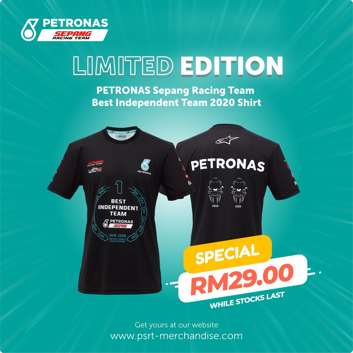 petronas t shirt 2020