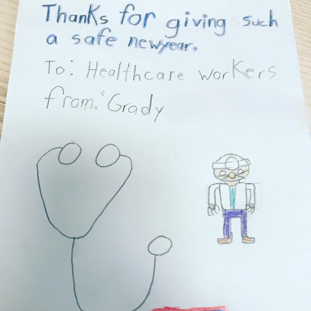 VictorySchoolMb's tweet photo. Room 17 also took time to say βthank youβ and βgood jobβ to those who are working in hospitals, personal care homes, labs and other health care settings across the province. #StaySafeAtHomeMB https://t.co/PvyLZiLmv6