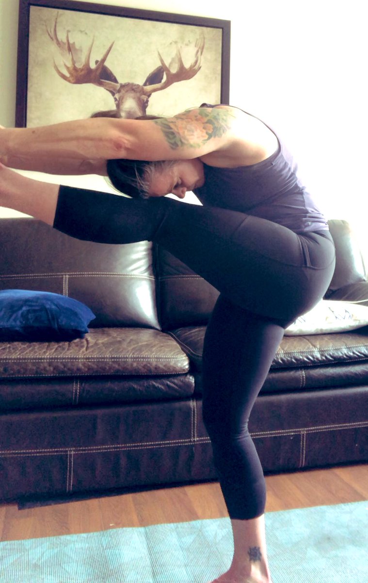 KelliDPowers's tweet photo. Mobility matters just as much as strength, they go hand in hand, I’m terrible at remembering to stretch but with nothing better to do...🤷🏼‍♀️🤷🏼‍♀️🤷🏼‍♀️ here I go, time to embrace my inner yogi again 🧘‍♀️🧘‍♀️🧘‍♀️🧘‍♀️🧘‍♀️🧘‍♀️🧘‍♀️ #ohm #bendytakespractice #ineedpractice https://t.co/YXxOaQNy3p