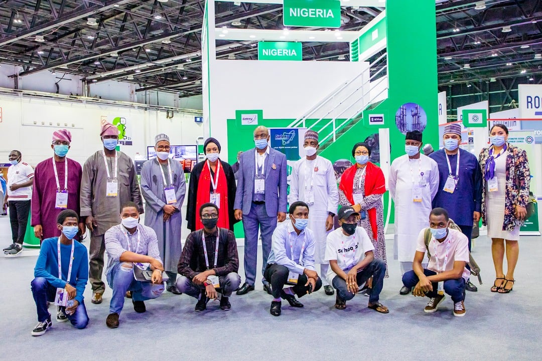 ajadewumi's tweet photo. Throwback from #GITEX2020 with the Hon Minister of Communication and Digital Economy; @DrIsaPantami , board members and officials from NITDA @NITDANigeria @ngrinnovation and the Nigerian delegates.

#ThrowbackThursday #NITDA #OIIE #techstartups #onekiosk #securingtomorrow https://t.co/UZUSPAvcwm