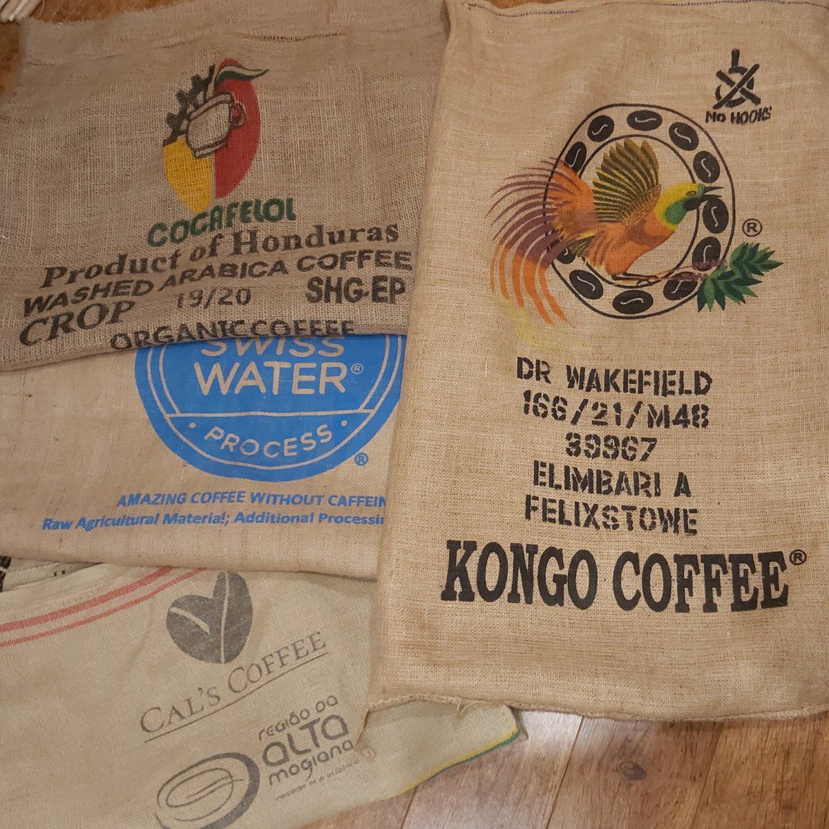 cognissart's tweet photo. Look what I've got as well as #coffee from @BuxtonCoffee Wonderful hessian/burlap to use for my embroidery - perfect for my #workinglandscape pieces and great #recycling I love the printed images and text and I'm hoping to integrate that in some way
#reducereuserecycle #buylocal https://t.co/EHCU5vlHYm
